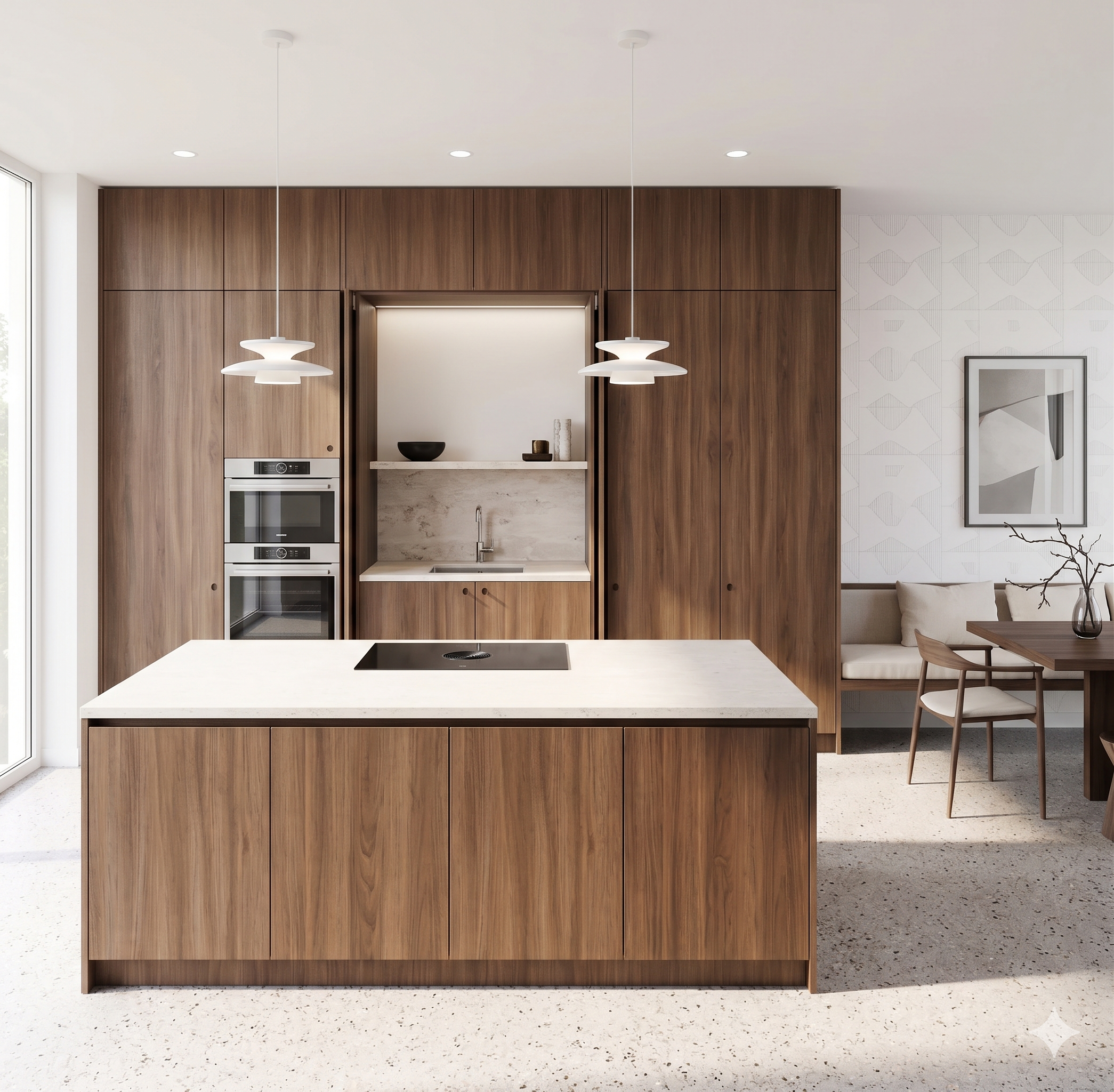Render van een geplande herontwikkeling op het Antwerpse Zuid