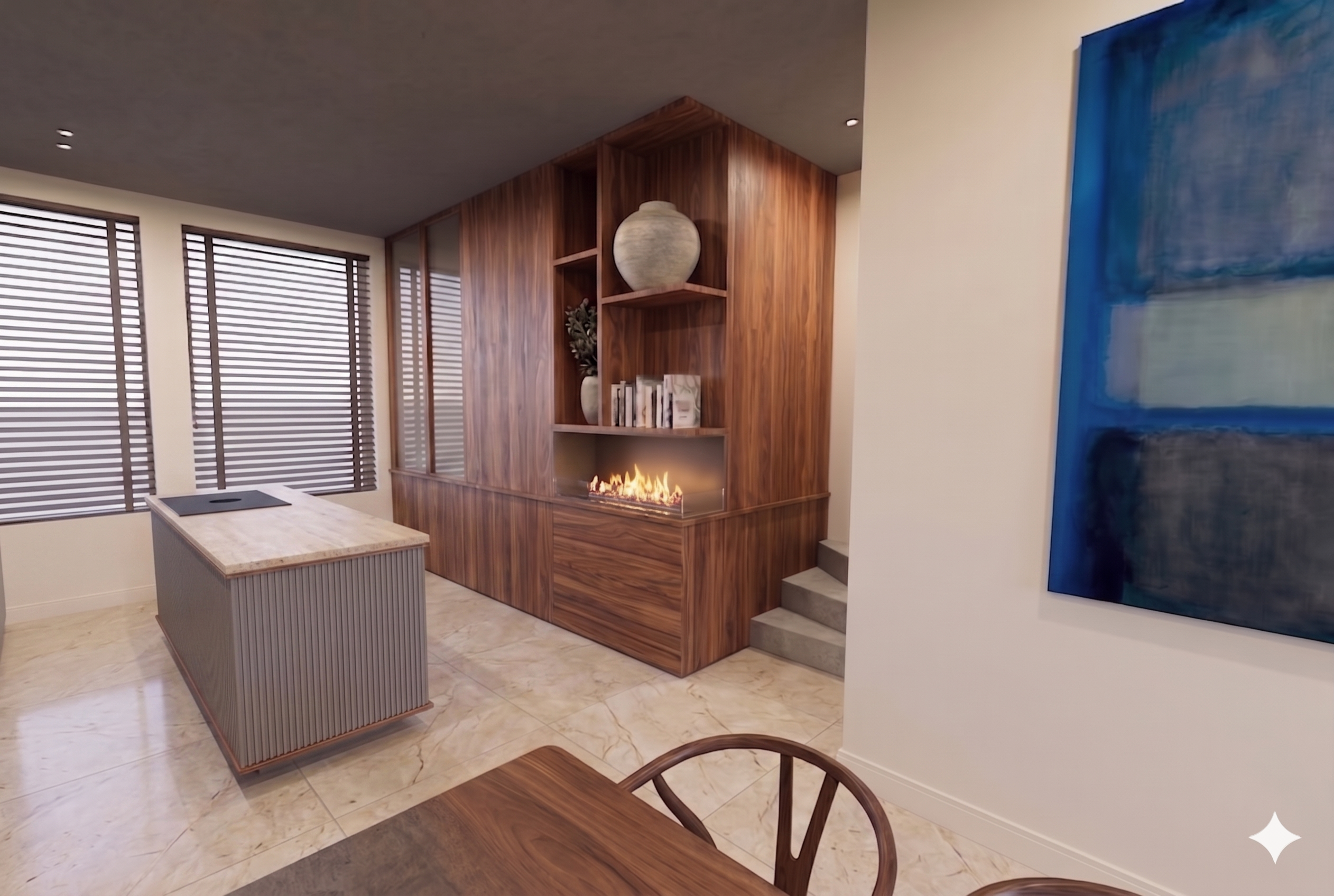 Render van een geplande herontwikkeling op het Antwerpse Zuid